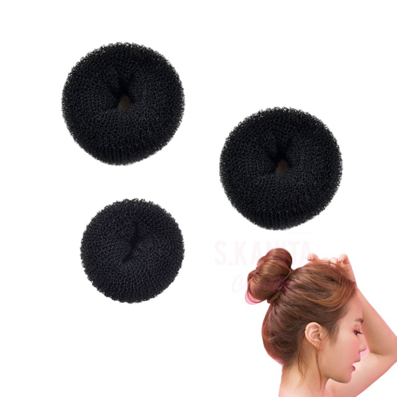 อุปกรณ์ทำผมทรงโดนัท(1ชิ้น) Hair Donut Bun Maker(1 piece)