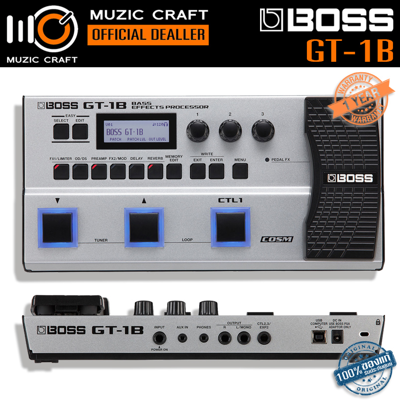 BOSS GT-1B *ของแท้รับประกัน 1ปี* Bass Multi Effects มัลติเอ็ฟเฟ็กต์เบส