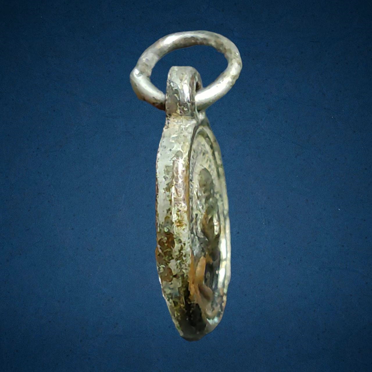 เหรียญหลวงปู่ทวด วัดช้างให้ พิมพ์เม็ดแตง ชุบนิเกิ้ล ปี2508