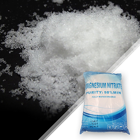 MgNO3 Magnesium Nitrate Hexahydrate แมกนีเซียมไนเตรท แบบเกล็ด (NPK 10-0-0+16MgO) บรรจุ 25 กิโลกรัม