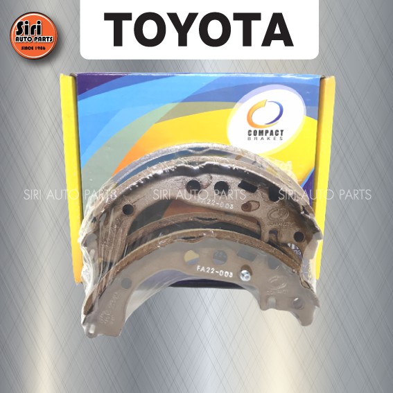 Compact Brake (ประกัน 1 เดือน) ก้ามเบรคหลัง TOYOTA Altis1.6 ปี 01-09, โซลูน่า 1.3 ปี 99-02,วีออส 1.5 ปี 03-07, PRIUS ปี01-08 Compact TCN2342) ผ้าเบรค