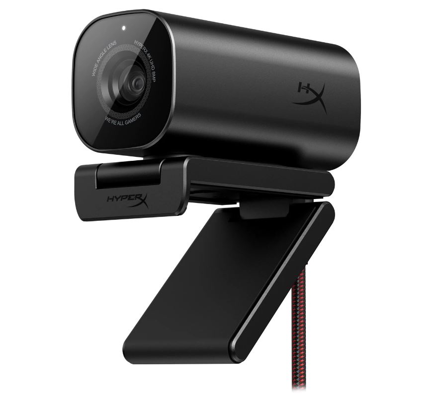 HyperX Vision S *ของแท้รับประกัน2ปี* กล้องเว็บแคม Webcam 4K, 8MP Sony Starvis IMX415 sensor, 90°, Autofocus, PC/Mac