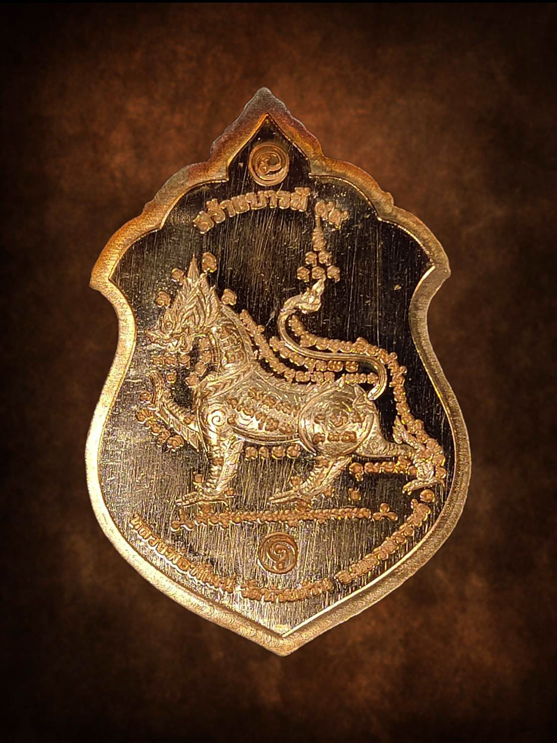 เหรียญหลวงพ่อพัฒน์ วัดห้วยด้วน นครสวรรค์ รุ่นสร้างบารมี99 เนื้อทองทิพย์ No.293