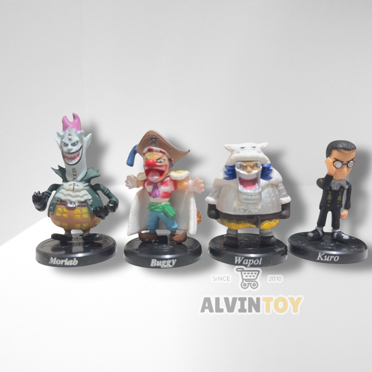 Figures One Piece - วันพีช จักรพรรดิ ขนาดความสูง 4-6 cm. ผลิตจาก PVC คุณภาพดี ลงสีสวยงาม 1 ชุด มี 12 ตัว