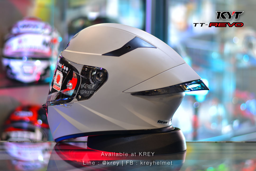 KYT model TT REVO Solids Asp Grey Matte