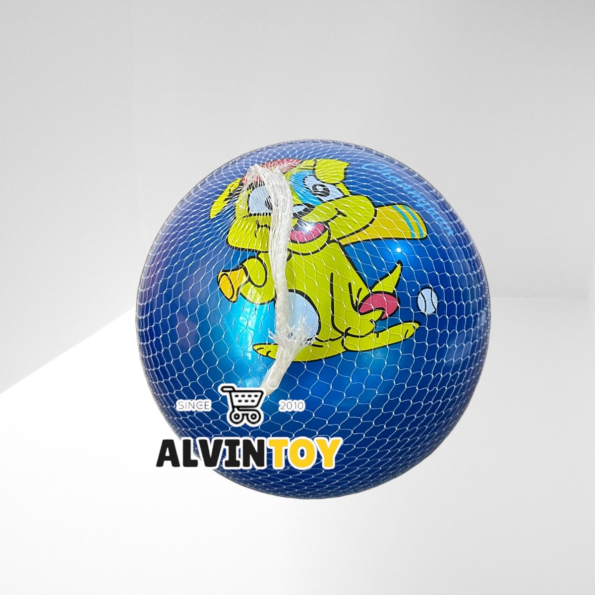 ลูกบอลยางนิ่ม เด้งดึ่ง พร้อมตาข่าย ขนาด 25 ซม. ลูกบอล ลูกบอลนิ่ม บอลยาง ส่งเร็ว พร้อมส่งจากกทม.