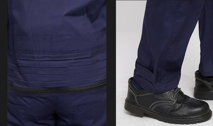 ชุดหมีช่าง ชุดหมีช่างวิศวกร ชุดหมีช่างโรงงาน มีแถบสะท้อนแสง สีแดง สีขาว สีเทา สีส้ม สีกรมท่า สีน้ำเงิน