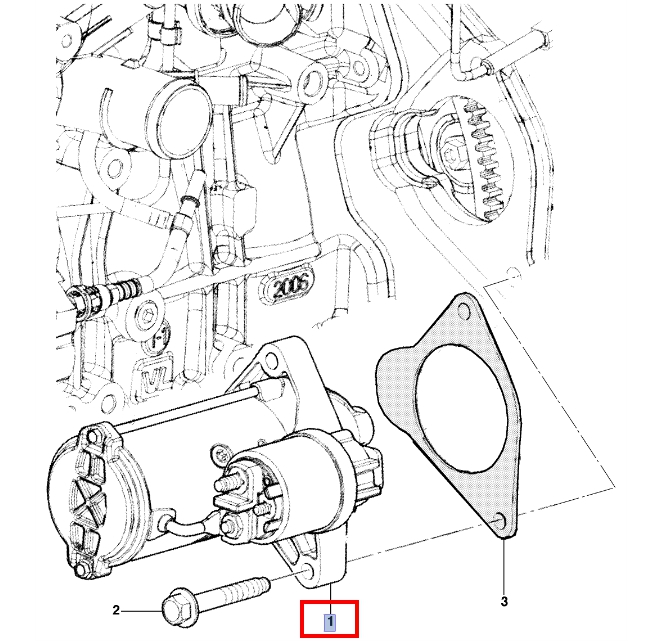 ไดสตาร์ทั้งลูก CHEVROLET COLORADO /GMแท้