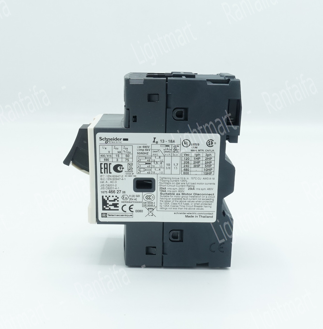 Motor Breaker GV2-ME20 (13-18A) SD