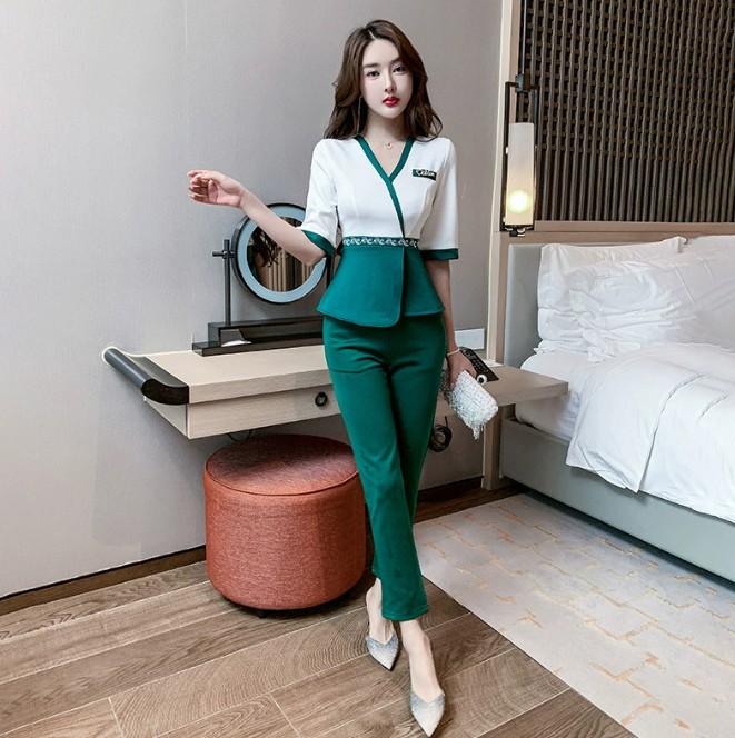 ชุดซาวน่า ชุดนวดสปา ชุดเสริมสวย ชุดพนักงานต้อนรับ