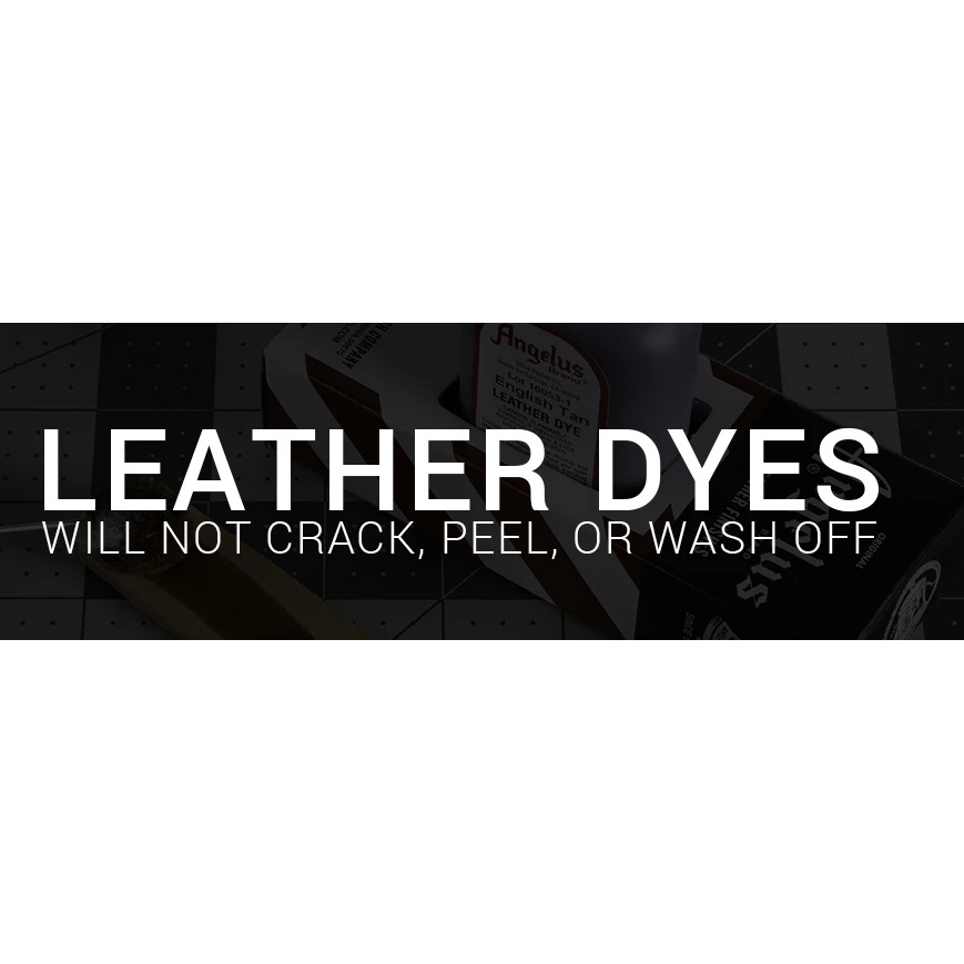 Angelus leather dye สีย้อมหนังขวดใหญ่ 3oz usa 🇺🇸