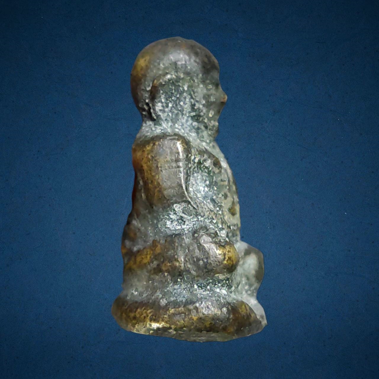 หลวงพ่อเงิน พิมพ์แป๊ะยิ้ม(สบ้าย้อย) กรุวัดขวาง พิจิตร ปี 2459