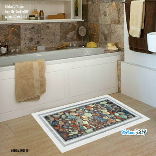 Wall Sticker สติ๊กเกอร์ติดผนัง 3D หินนำโชค (กว้าง89cm.xสูง56.5cm)