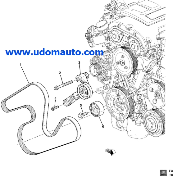 ชุดเปลี่ยนสายพานหน้าเครื่อง SONIC 1.4L