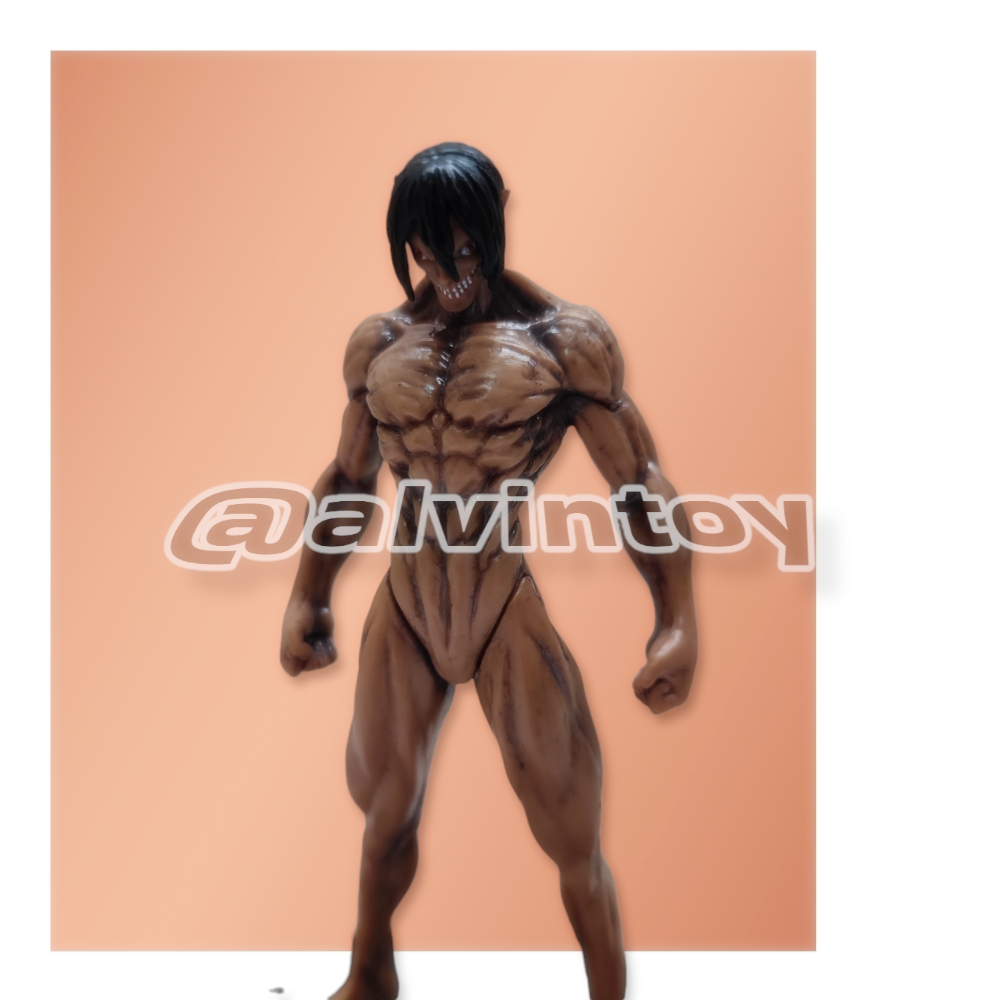 Action Figure โมเดล attack On Titan - ไททัน ขนาดความสูง 13.5 ซม. มีฐาน งานสวย
