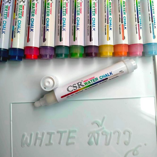 ปากกาไวท์บอร์ด CSR Water Chalk Size M (White) ปากกาชอล์กน้ำขนาด M สีขาว