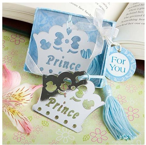 ที่คั่นหนังสือ Prince แพ็คกล่องผูกโบว์ พร้อมป้ายชื่อ