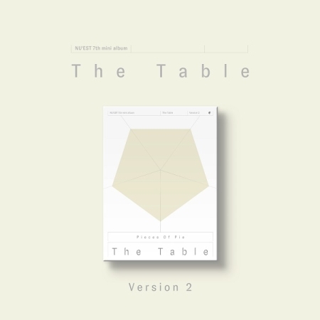( Pre-Order ) NU'EST 7th Mini Album The Table ( ver.2 ) + Poster วางจำหน่าย 22 / 10 / 2019