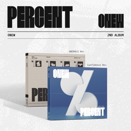( Pre-Order ) ONEW 2nd Regular Album [PERCENT] Digipack ver ( random ) * มี Poster พับในกล่อง * วางจำหน่าย 15 / 7 / 2025