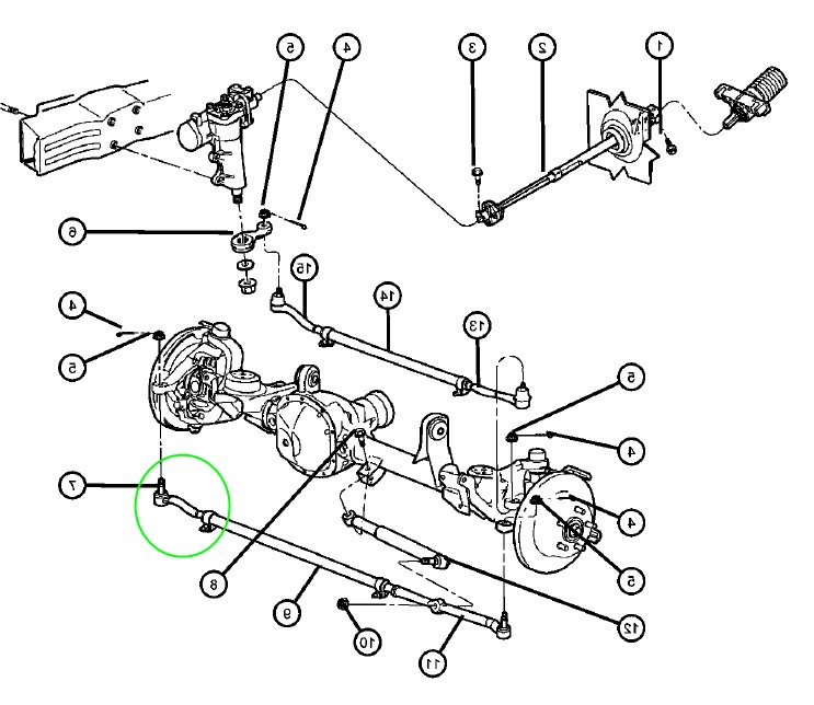 ลูกหมากคันชัก เบอร์8869 Grand Cherokee WJ (รูปแทน)