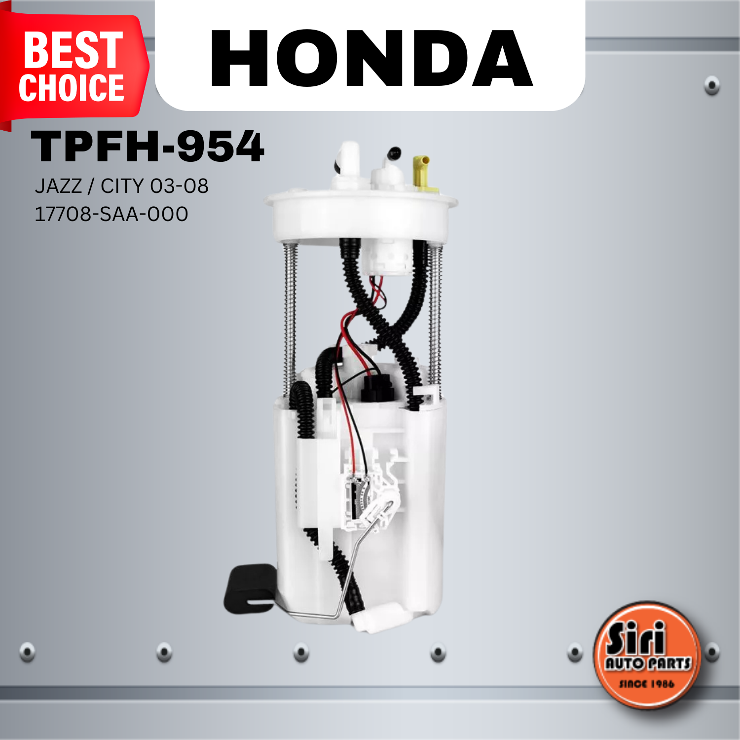ปั๊มติ๊ก TPFH-954 พร้อมลูกลอย ครบชุด HONDA JAZZ / CITY 03-08 ตรงรุ่น - MADE IN JEPAN - 17708-SAA-000