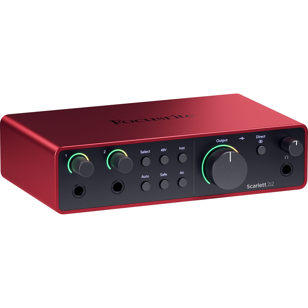 Focusrite Scarlett 2i2 (4th Gen) *ของแท้ประกัน 1ปี* USB-C Audio Interface ออดิโอ อินเตอร์เฟส, iOS/ Mac/ PC