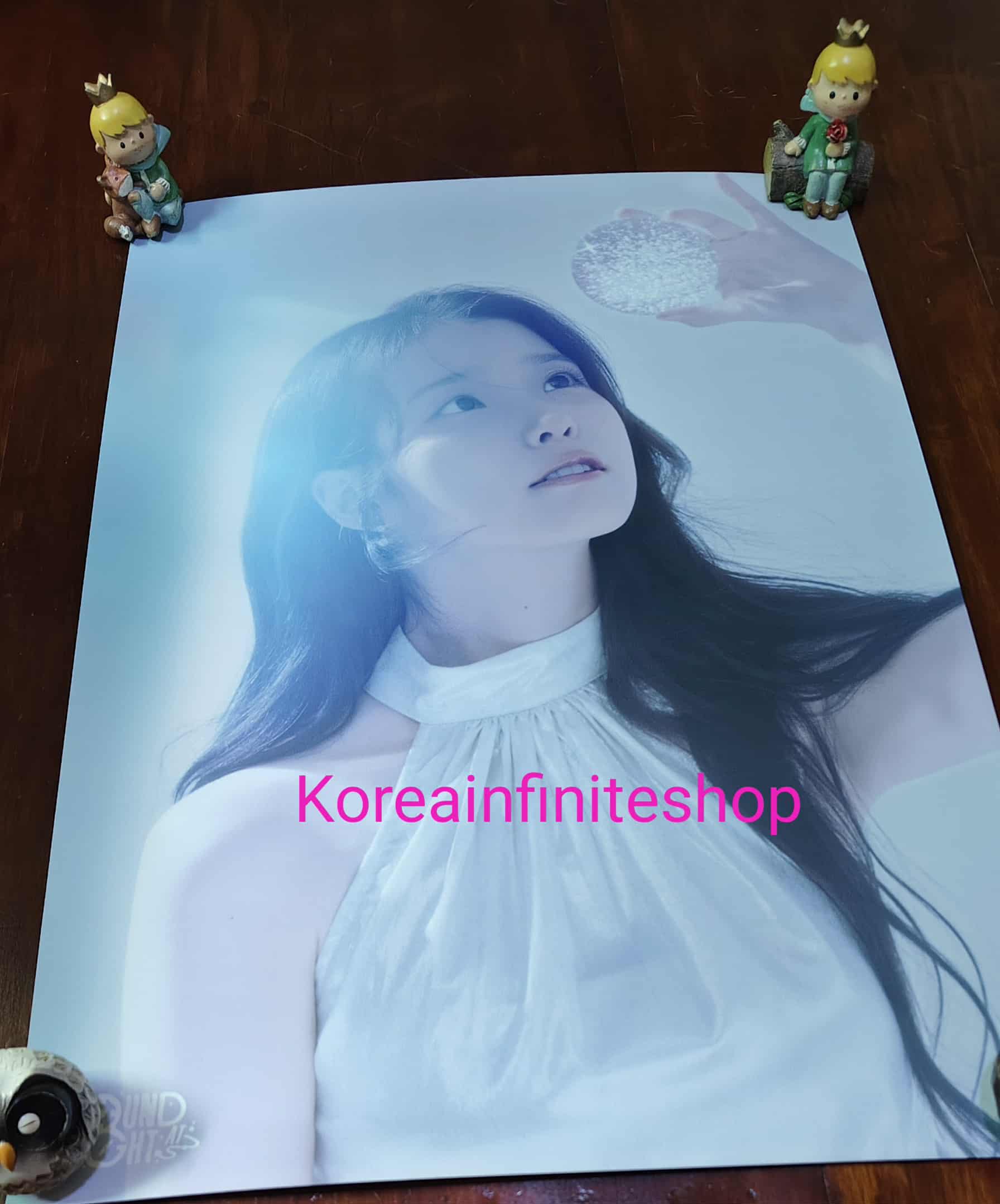 ( พร้อมส่ง ) Poster - IU Found AT Eight ( Blue ver ) ขนาด 420x594 mm ( ขนาดกลาง )