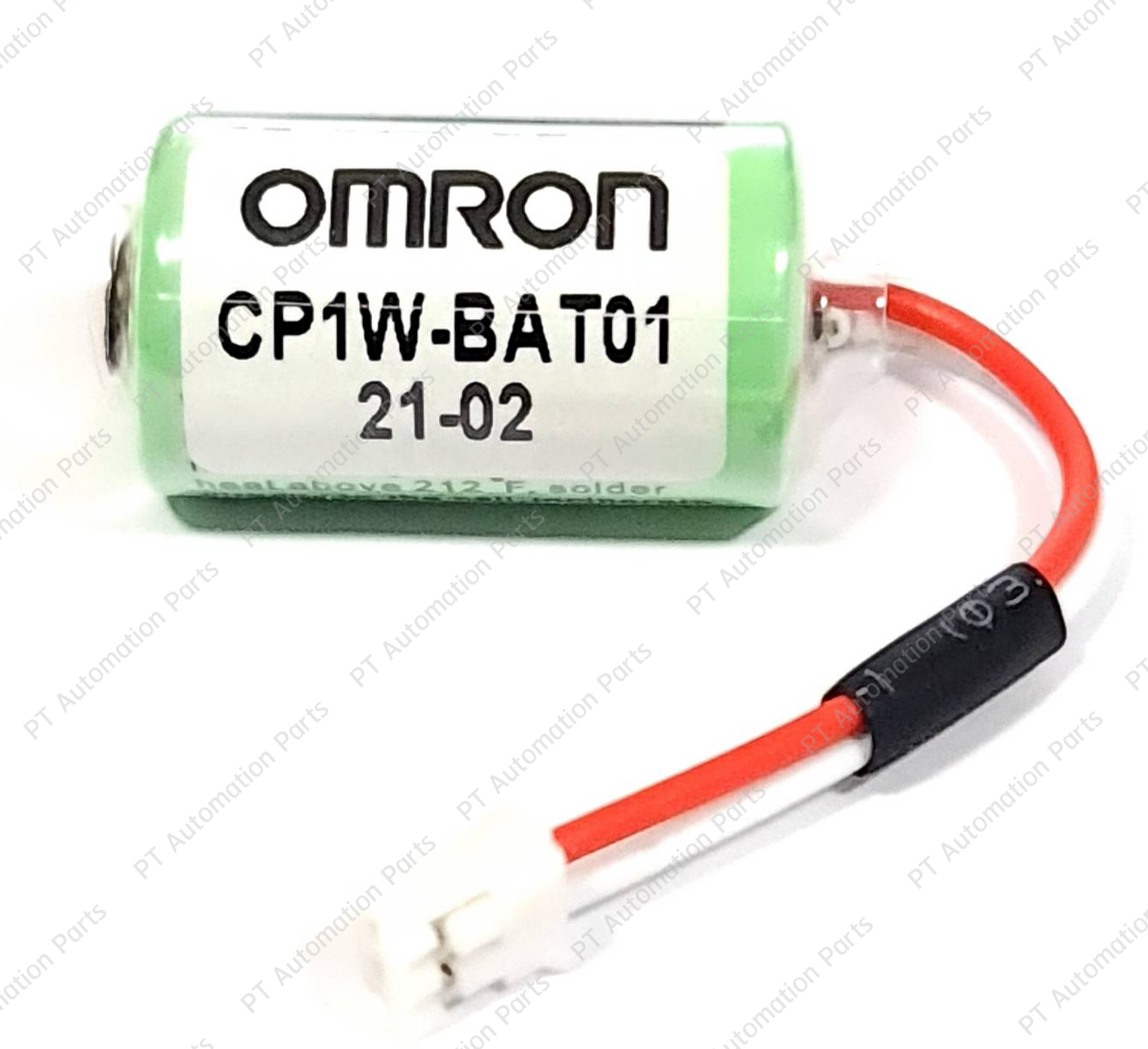 แบตเตอรี่ลิเธียมพร้อมปลั๊กชนิดไม่ชาร์จ CP1W-BAT01 SANYO CR14250SE-R 3V Battery Lithium with Plug for PLC OMRON CP1E Series (Non-Rechargeable)