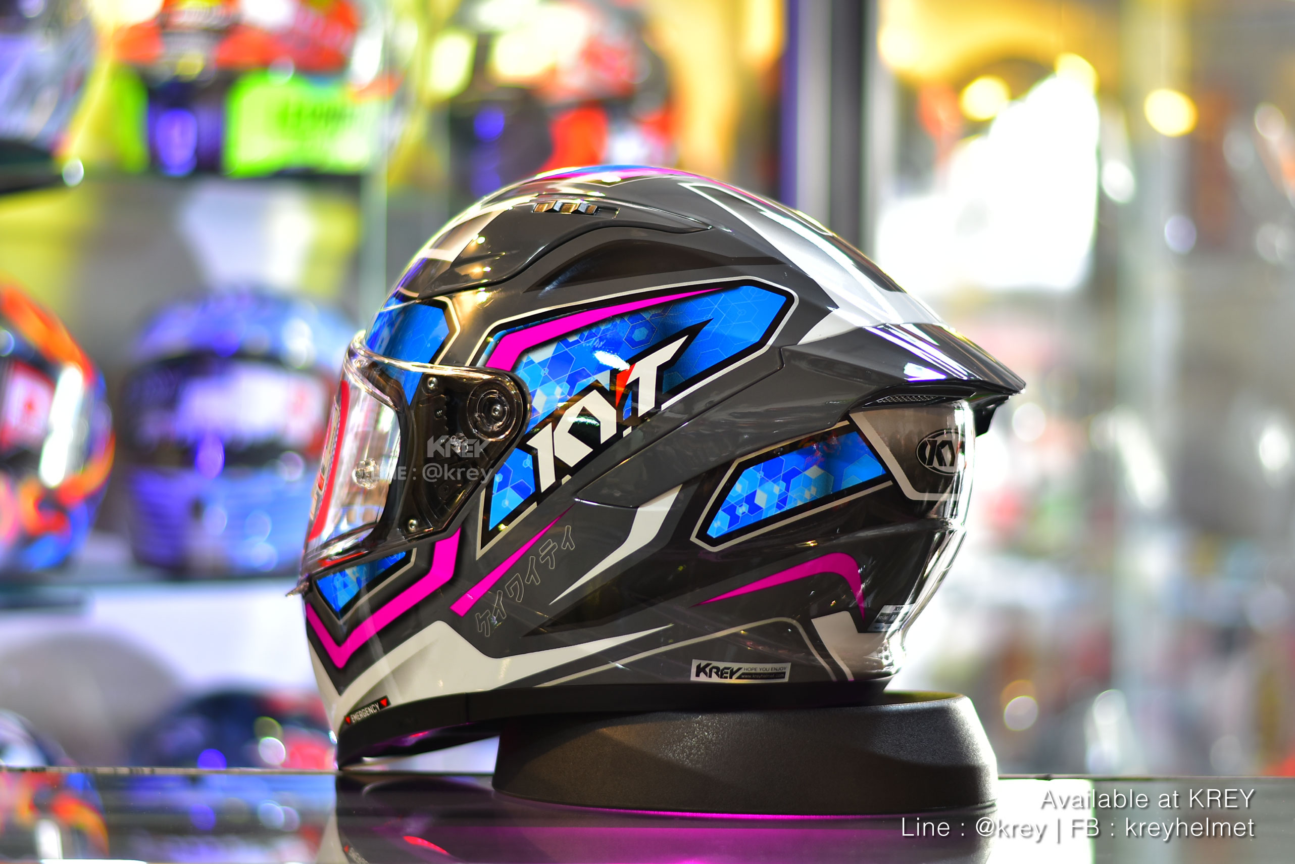 KYT model STRIKER#1 GRL Grey Blue