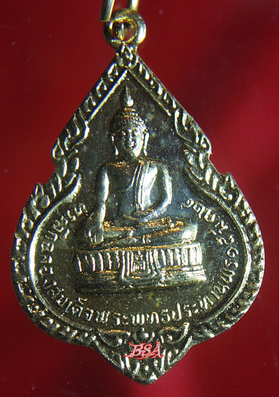 เหรียญที่ระลึกฉลองสมเด็จประทานพร หลวงพ่อแพ วัดพิกุลทอง ปี24