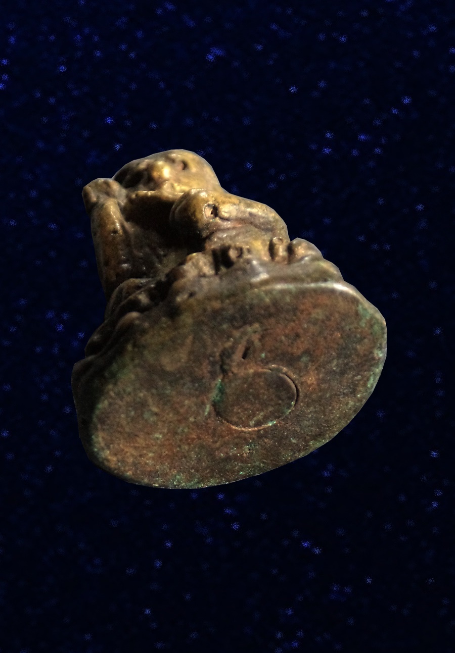 นางกวักเก่าหล่อโบราณ อุดกริ่ง ไม่ทราบที่