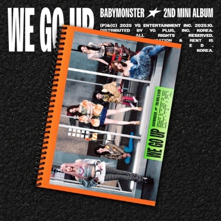 ( Pre-Order ) BABYMONSTER 2nd Mini Album [ WE GO UP ] Go ver * มี Poster พับในกล่อง * วางจำหน่าย 10 / 10 / 2025