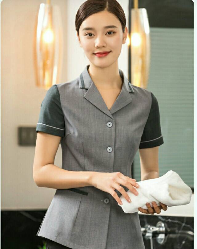 เสื้อแม่บ้าน เสื้อพ่อบ้าน เสื้อพนักงานทำความสะอาด