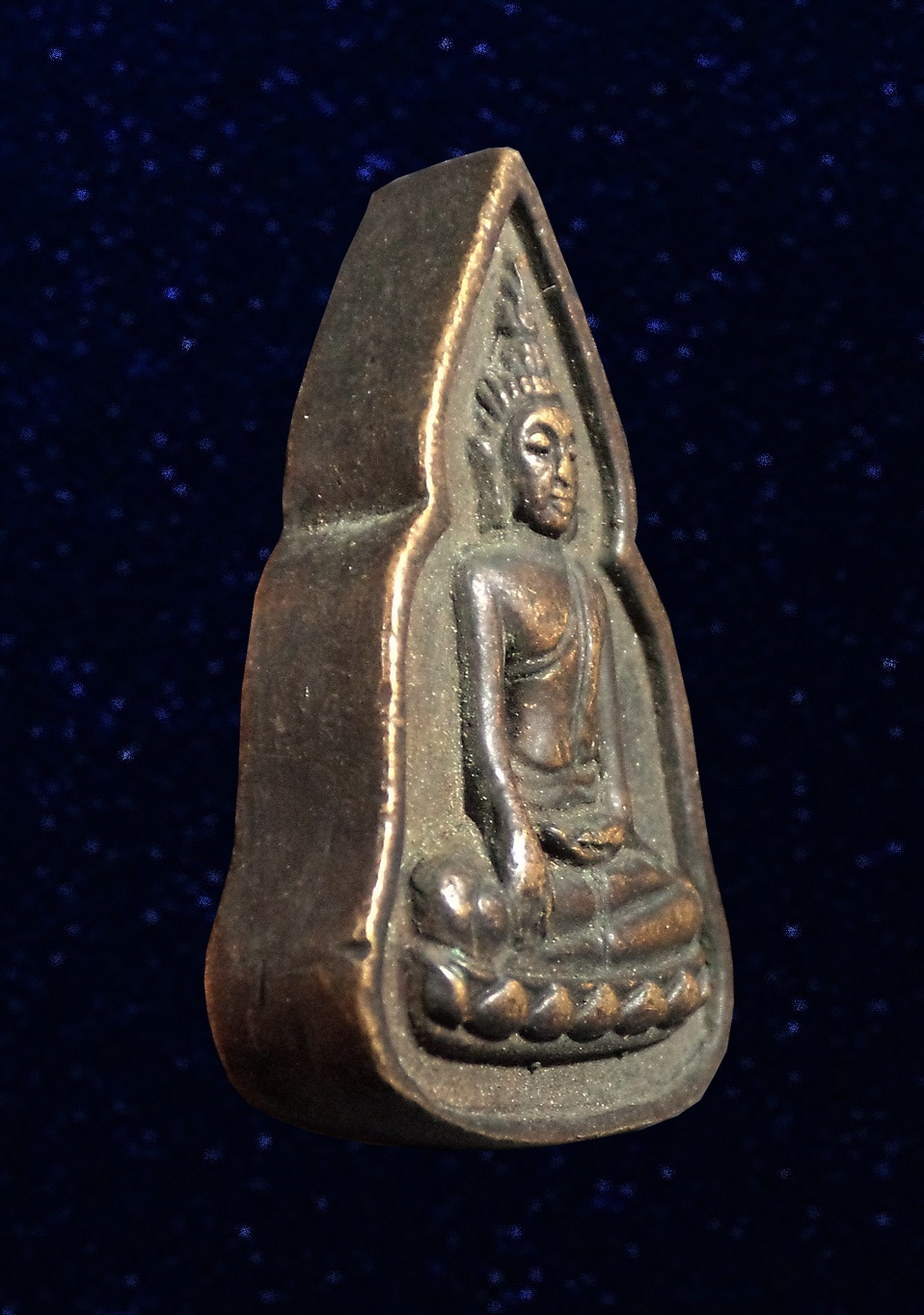 เหรียญหล่อ หลวงพ่อโบสถ์น้อย วัดอรุณอัมรินทร์ ฝั่งธน กทม.