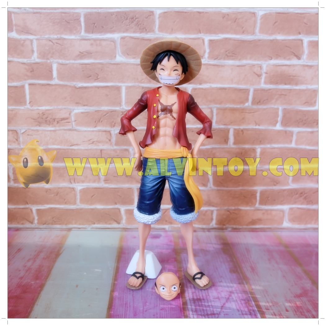 โมเดล Luffy - ลูฟี่ Figures One Piece ถอดหมวกได้ เปลี่ยนหน้าได้