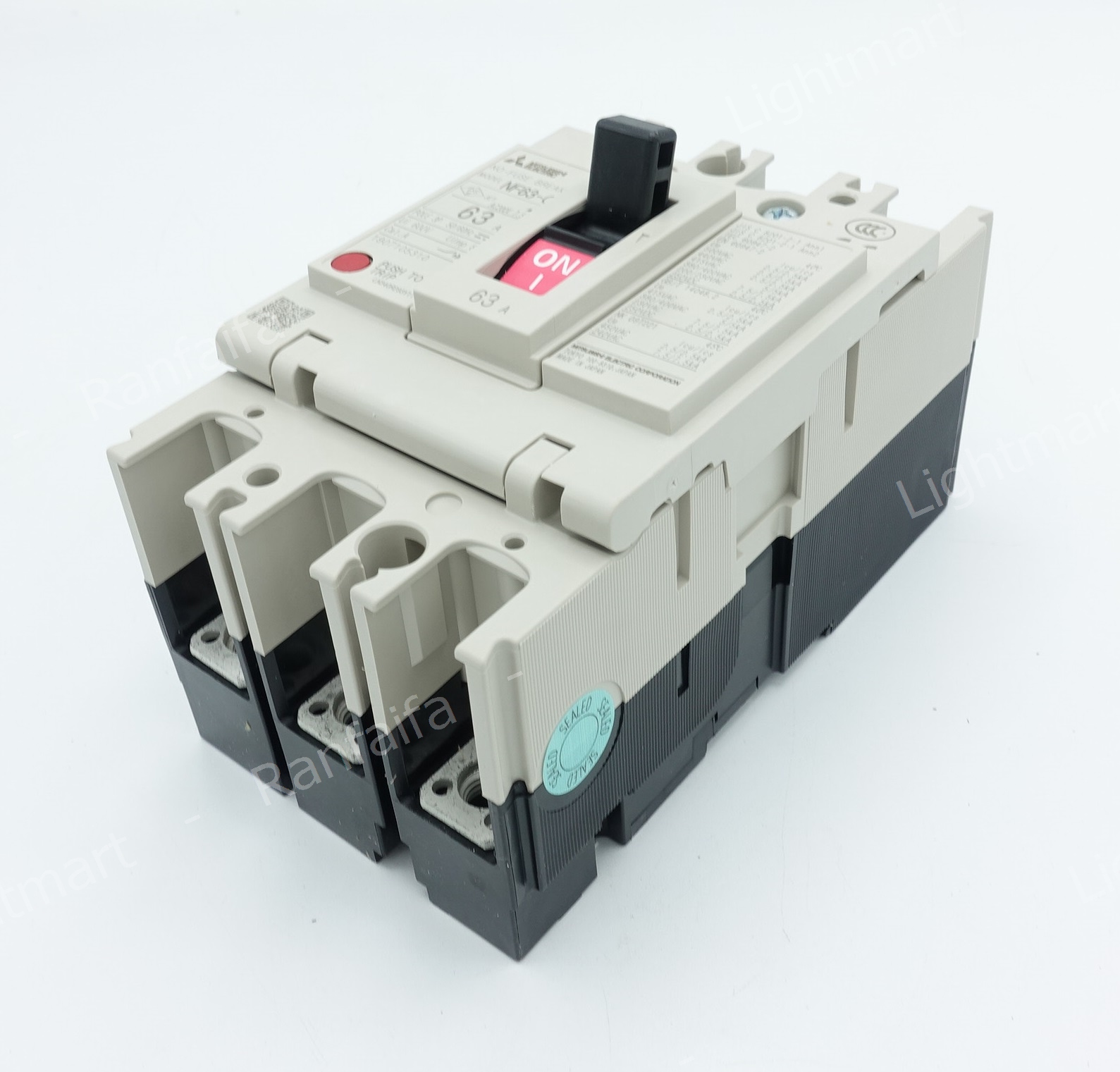 เบรกเกอร์ 3P 63CV 63A (5kA) Mitsubishi