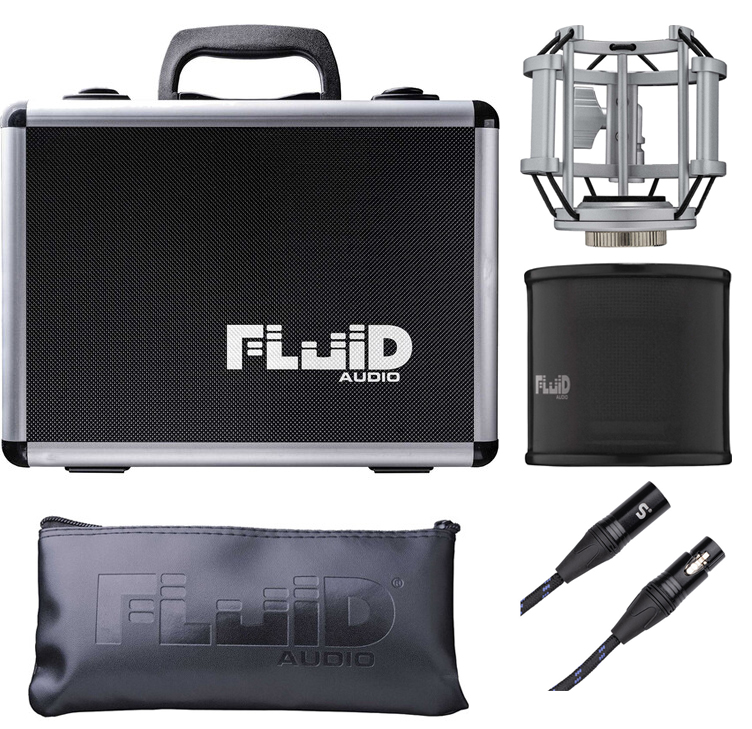 Fluid Audio Axis *ของแท้รับประกันศูนย์* ไมค์คอนเดนเซอร์ ฟรี!! เคสแข็ง, กระเป๋าหนัง, ช็อกเม้าท์, ป๊อบฟิลเตอร์,สายไมค์ 5ม.