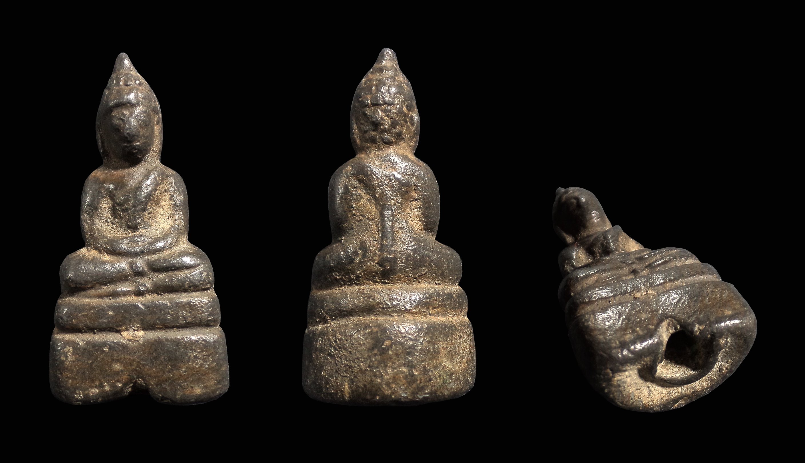 พระพิมพ์พระประธาน เนื้อชินตะกั่ว ไม่ทราบที่