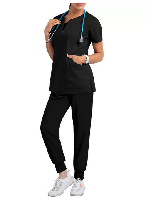 ชุดหมอผ่าตัดทันตแพทย์ ชุดพยาบาลโรงพยาบาลซักง่ายแห้งเร็ว ชุดทำงานคลินิก