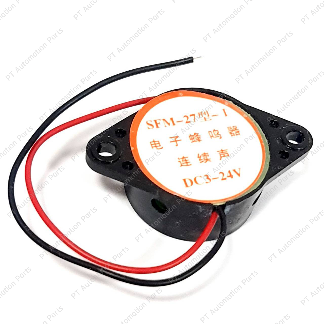 Electronic Buzzer SFM-27 DC3-24V บัสเซอร์ ออด สัญญาณเสียงเตือน ชนิดเสียงดังค้างต่อเนื่อง สีขาว สีดำ Alarm Sound Continuous White/Black