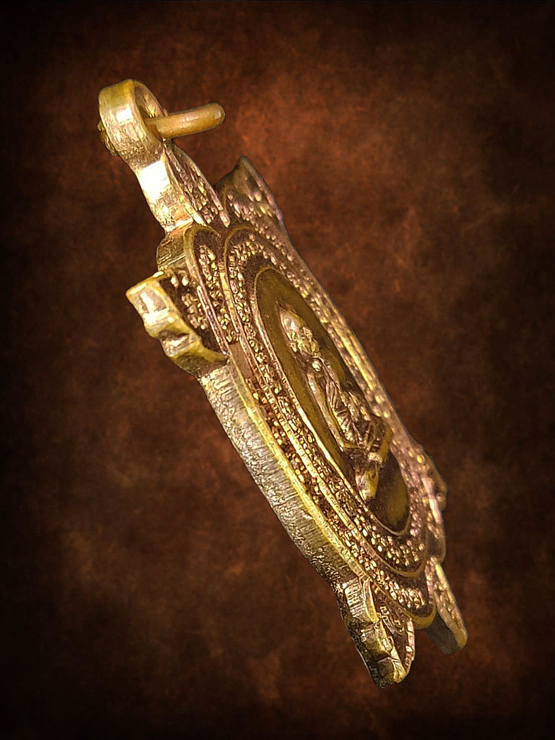 เหรียญพญาเต่าเรือนหลวงปู่หลิว วัดไร่แตงทอง หลังหลวงพ่อคูณ ออกวัดพุใหญ่ จ.กาญจนบุรี ปี 2538 เนื้อทองเเดง