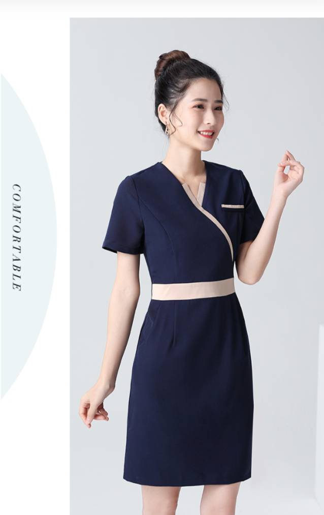 ชุดคลินิกความงาม ชุดสปา ชุดพนักงานเสริมสวย ชุดพนักงานต้อนรับ