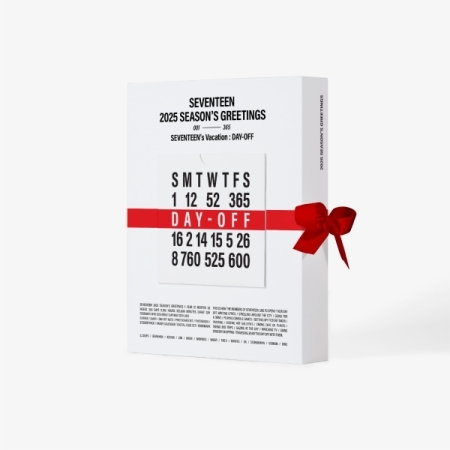 ( Pre-Order ) SEVENTEEN SEASON'S GREETINGS 2025 Box Calendar ** สั่งเกิน 1 ชิ้นบวกค่าส่งเพิ่มชิ้นละ 20 บาท เนื่องจากสินค้าหนัก ** จำนวนจำกัด ** วางจำหน่าย 16 / 12 / 2024