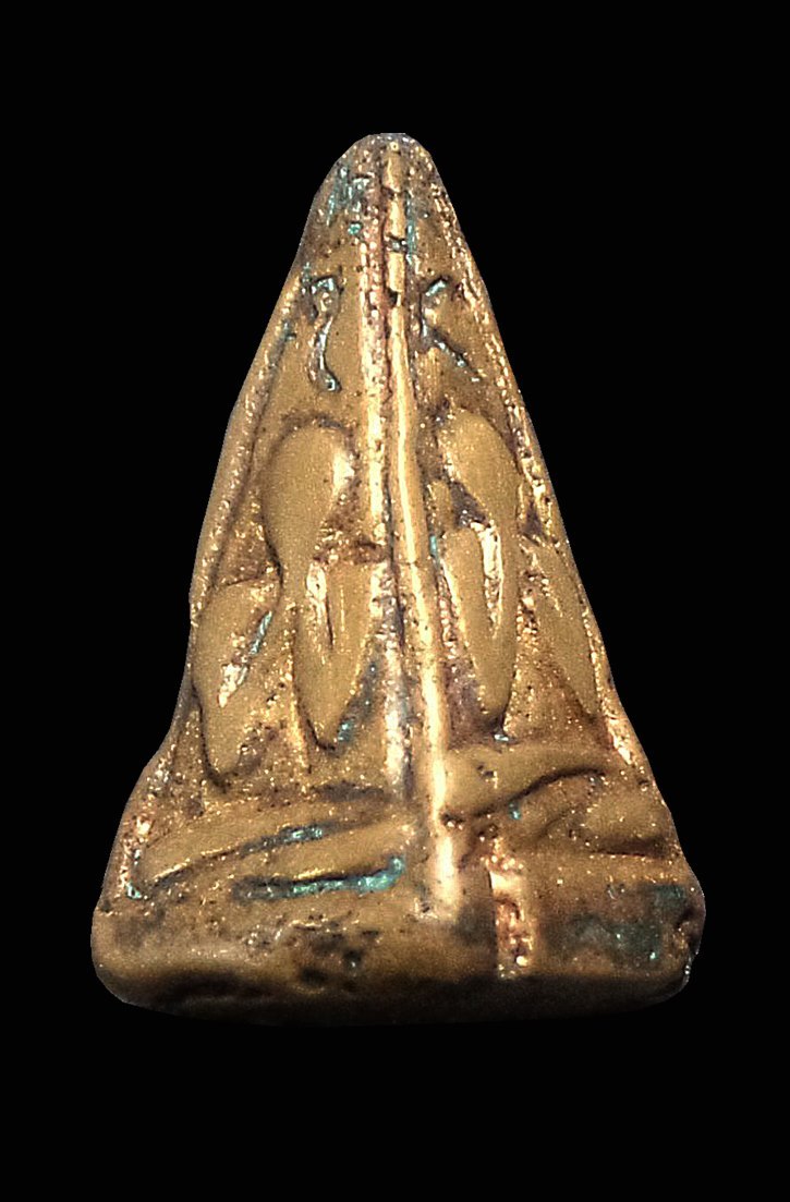 พระพรหม 4หน้า โลหะก้นจาร