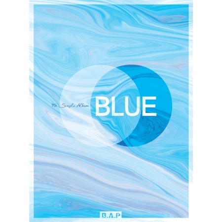 ( Pre-Order ) B.A.P 7th Single Album BLUE ( A Ver.) + Poster วางจำหน่าย 6 / 9 / 2017