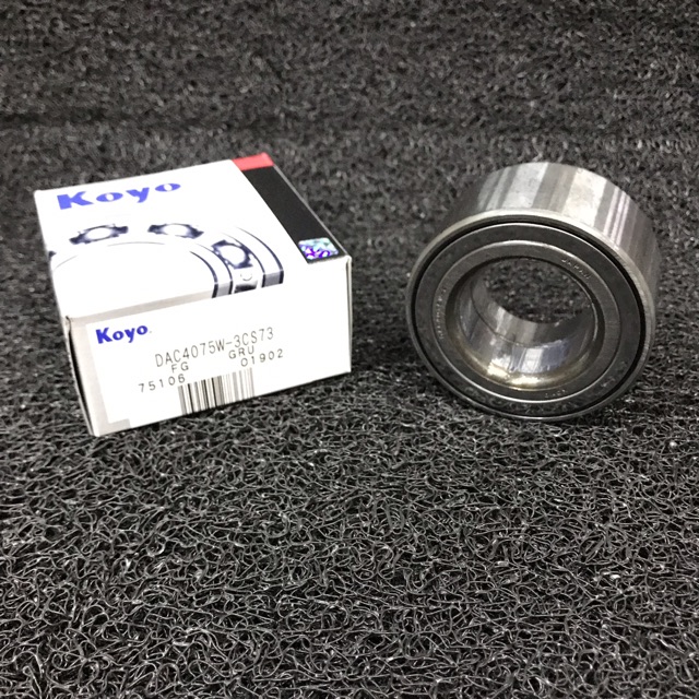 (ประกัน 1 เดือน) ลูกปืนล้อหน้า TOYOTA NEW VIOS / YARIS ปี 07 on โตโยต้า วีออส / ยาริส (DAC4075W-3S) KOYO ขนาด 40x75x39