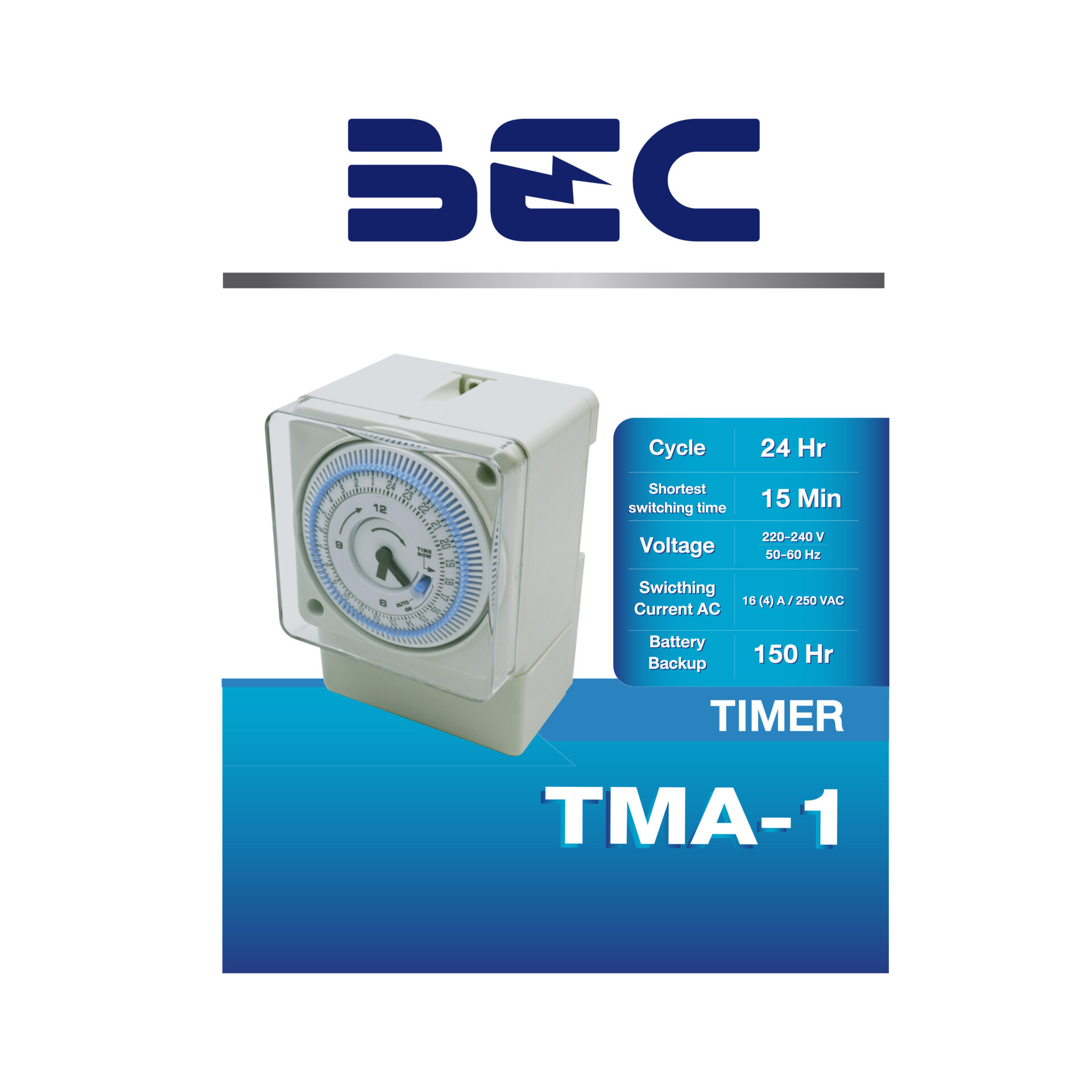นาฬิกาตั้งเวลา 24 ชม.TMA-1 BEC