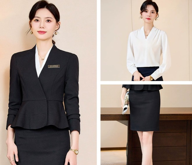ชุดสูท ชุดพนักงานแผนกต้อนรับโรงแรม ชุดพนักงานร้านขายเครื่องประดับ ชุดพนักงานขาย