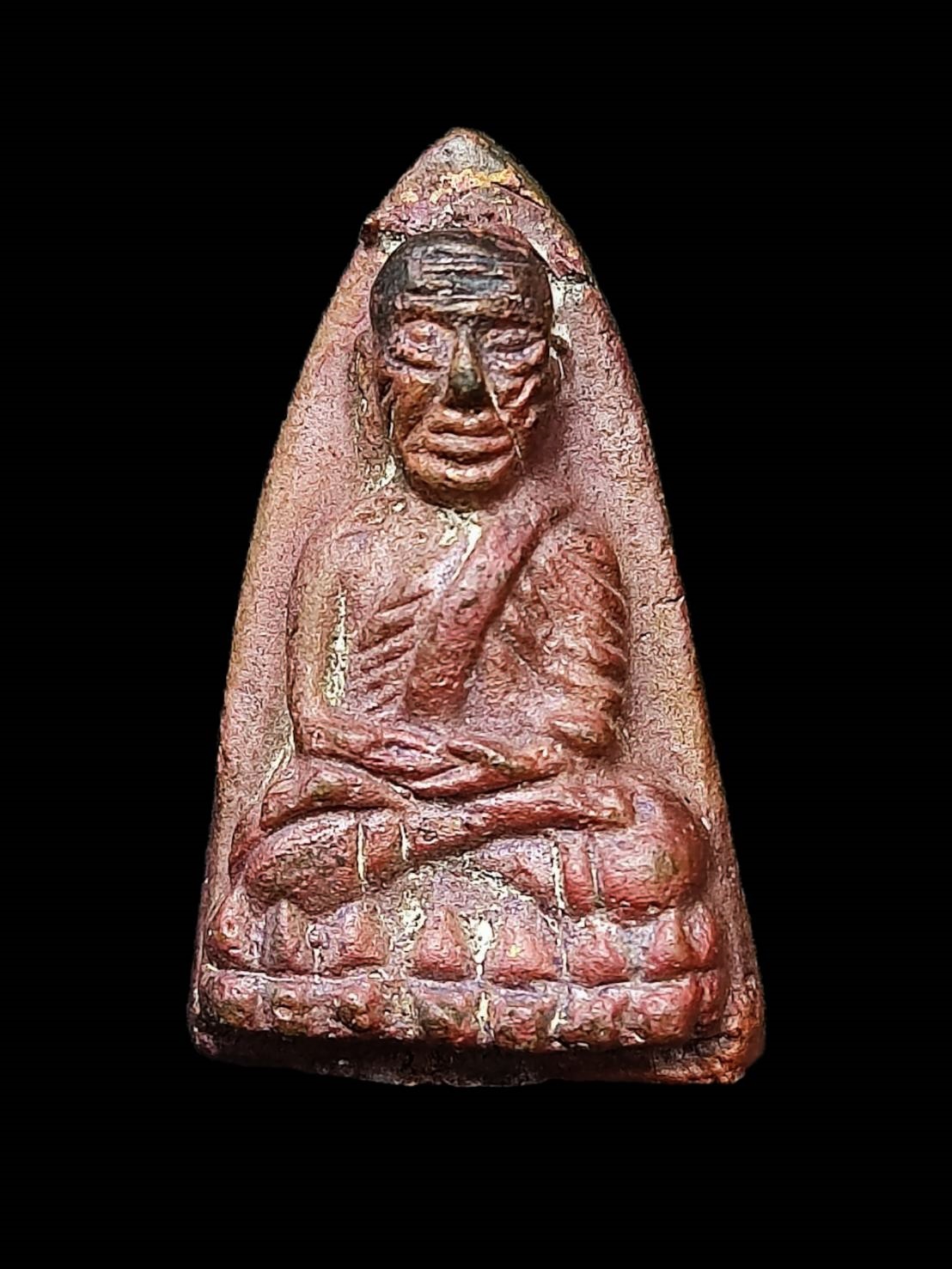 หลวงปู่ทวด หล่อโบราณ เทดินไทย หลวงพ่อรวย วัดตะโก อยุธยา ปี2556