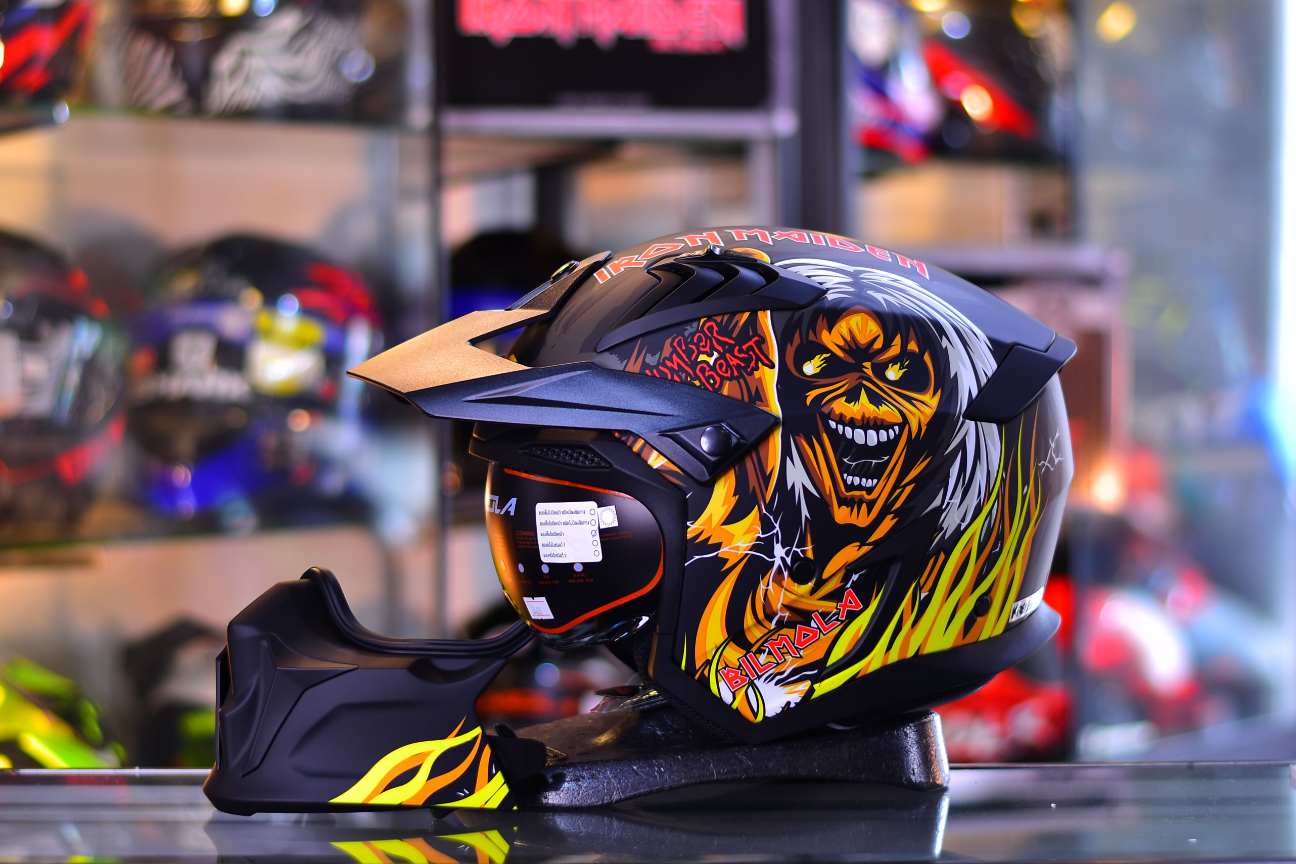 BIlmola model Spiker : THE NUMBER OF THE BEAST Black Matt